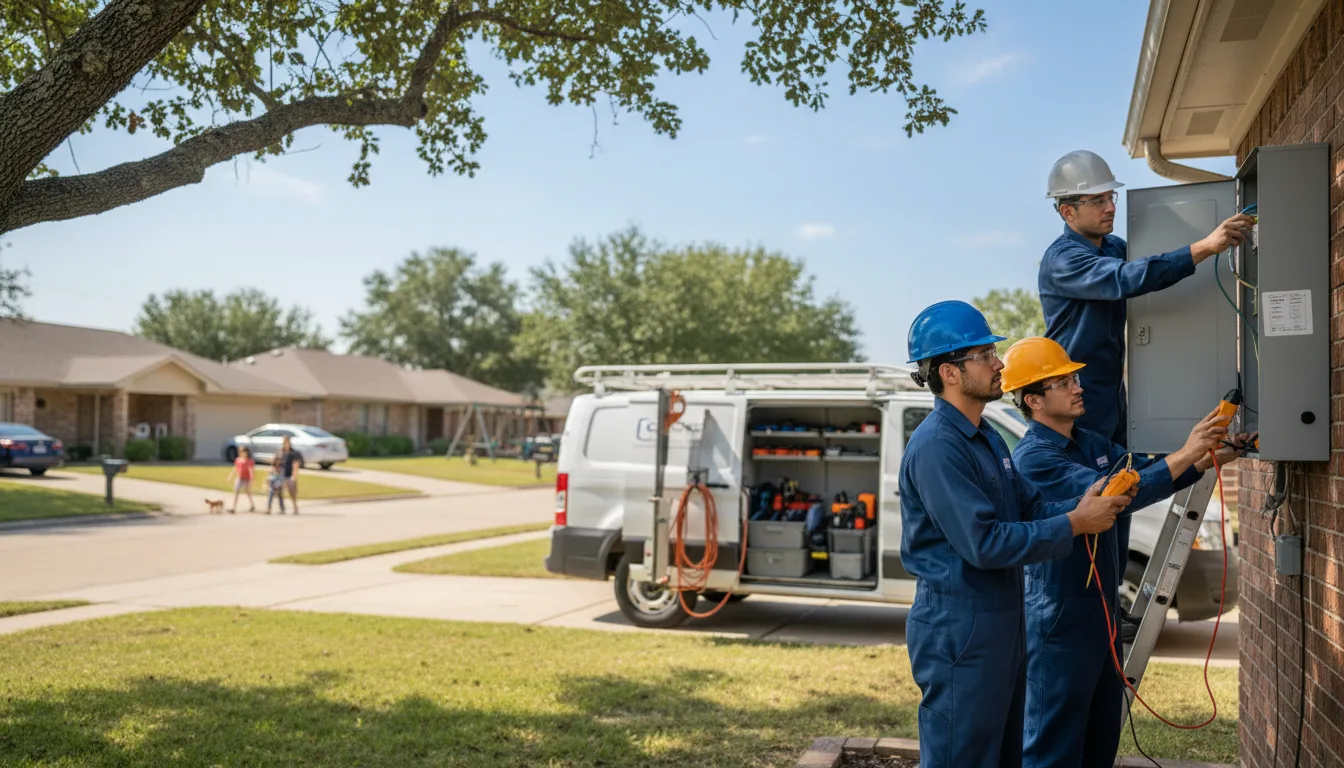 Certified electrician providing emergency electrical services in Black, MO